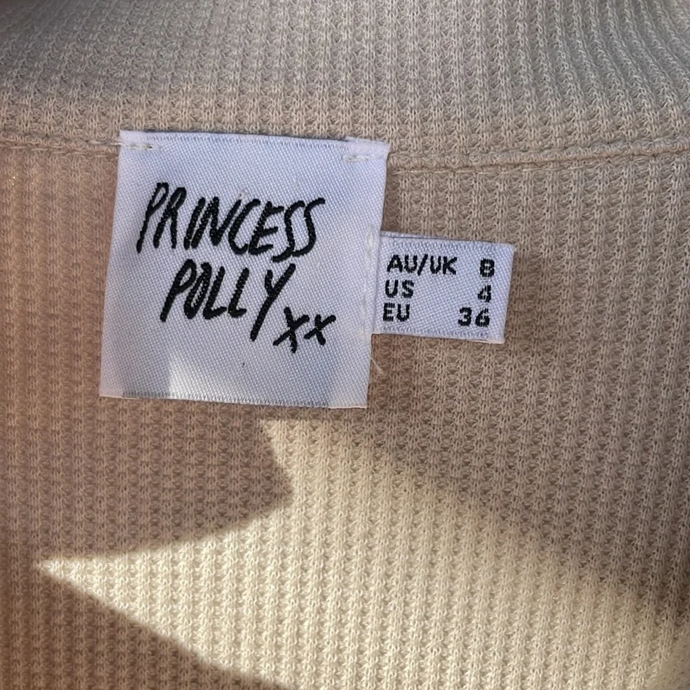 Princess Polly xx Tan Long Sleeve Shorts Zippered Romper